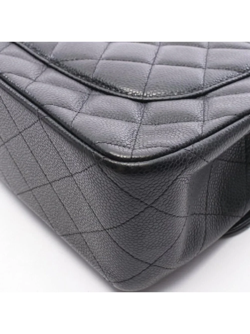 Chanel Shoulder Bag Maxi Quilted 30 Classic Large Double Flap Black Caviar